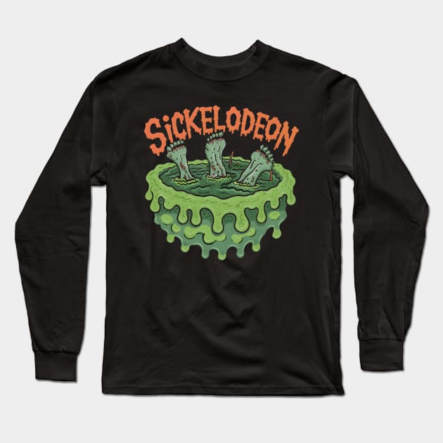 Sickelodeon V4 Long Sleeve T-Shirt by PushTheBoundaries